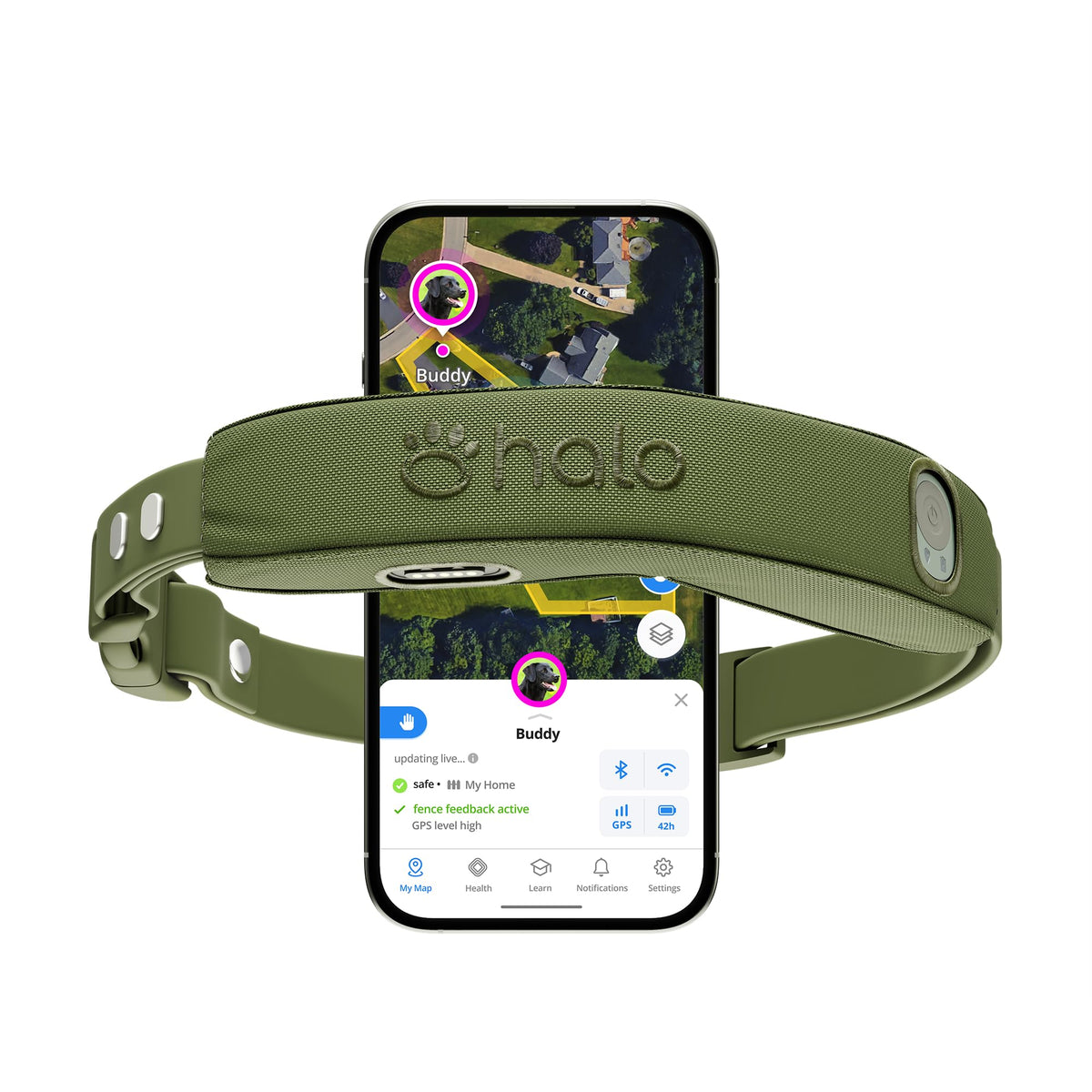 Halo Collar 5 Wireless Dog Fence System, GPS Tracking & Activity Insights
