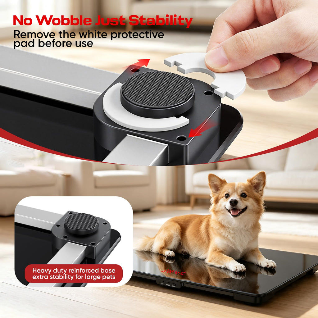 220 lb Digital Dog Scale with Smart Hold & Tare Function