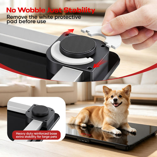 220 lb Digital Dog Scale with Smart Hold & Tare Function